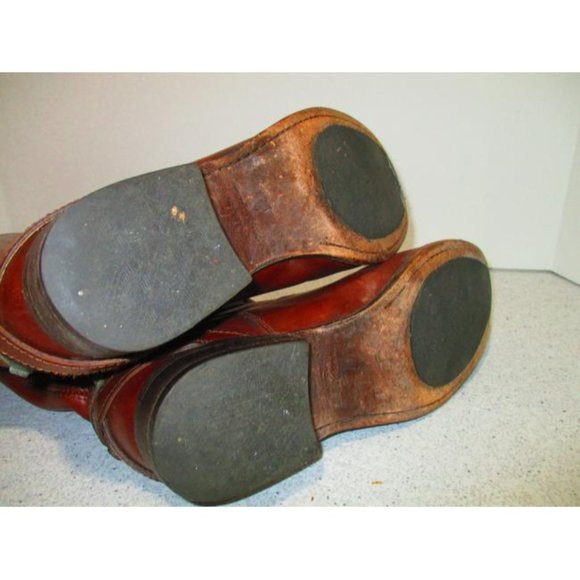 Frye Cognac Brown Classic Equestrian Inspired Knee High Boots - 9B - Picture 5 of 7